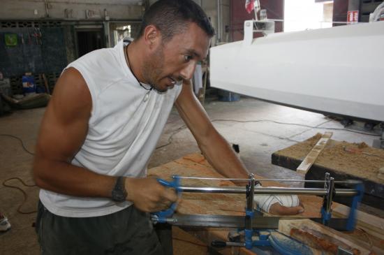 Chantier de la pirogue