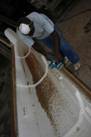 Chantier de la pirogue