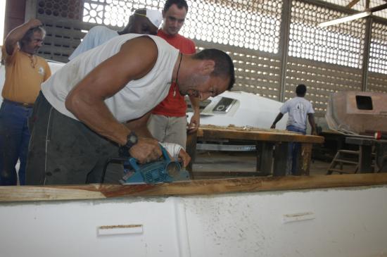 Chantier de la pirogue