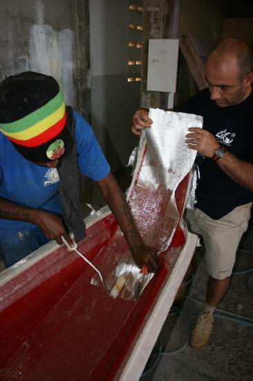 Chantier de la pirogue