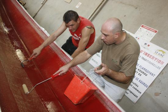 Chantier de la pirogue