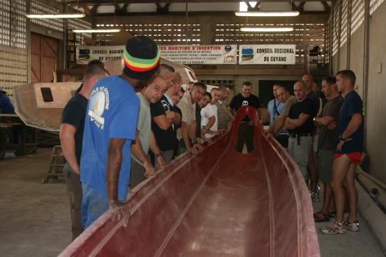 Chantier de la pirogue