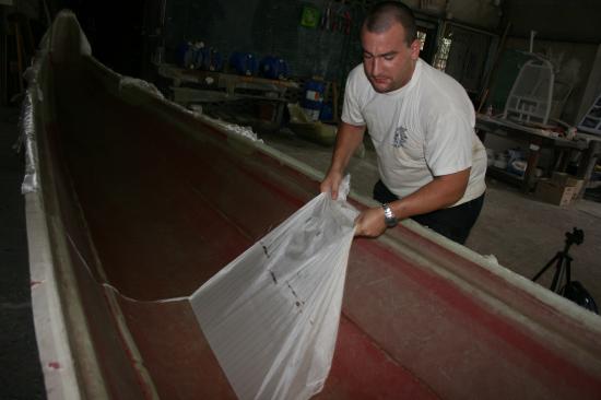 Chantier de la pirogue