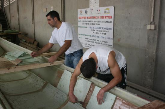 Chantier de la pirogue
