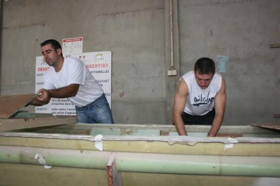 Chantier de la pirogue