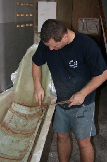 Chantier de la pirogue