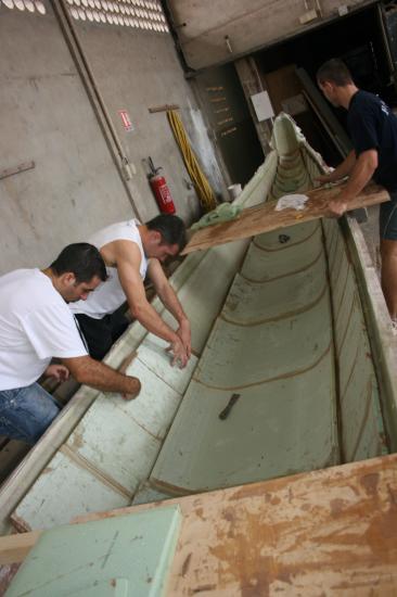 Chantier de la pirogue