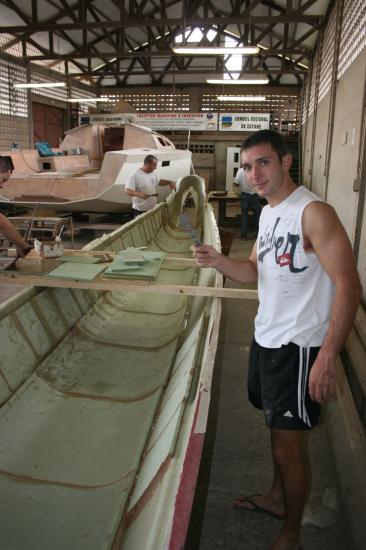 Chantier de la pirogue