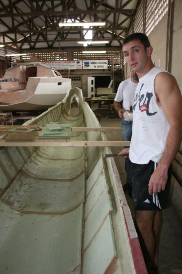 Chantier de la pirogue