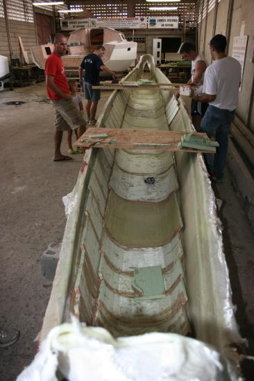 Chantier de la pirogue