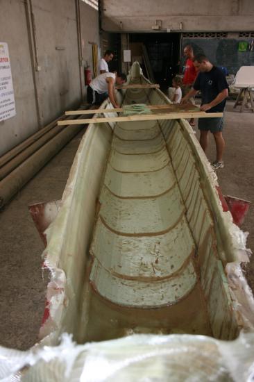 Chantier de la pirogue