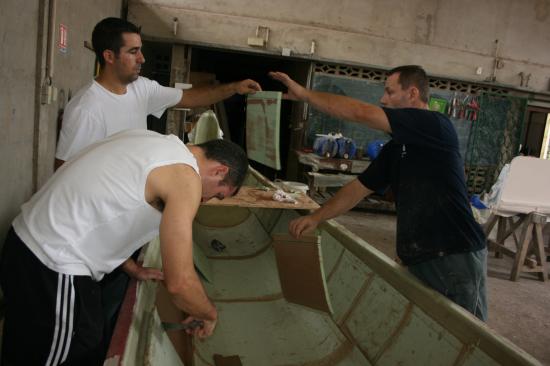 Chantier de la pirogue