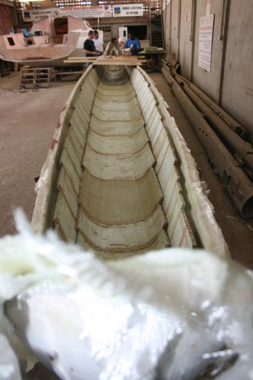 Chantier de la pirogue