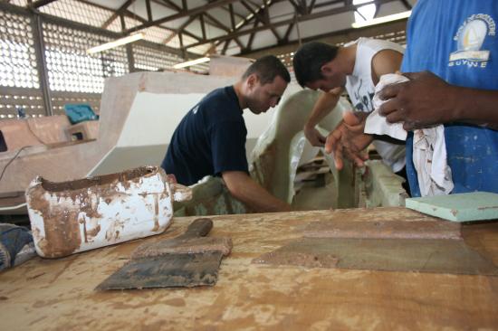 Chantier de la pirogue