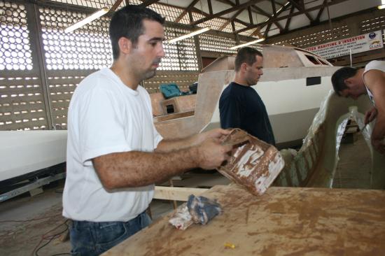 Chantier de la pirogue