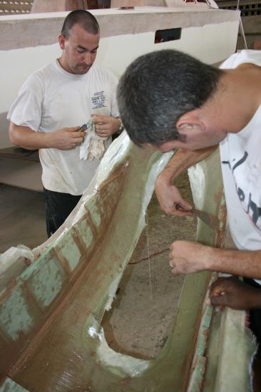 Chantier de la pirogue