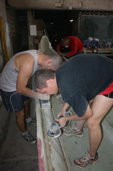 Chantier de la pirogue