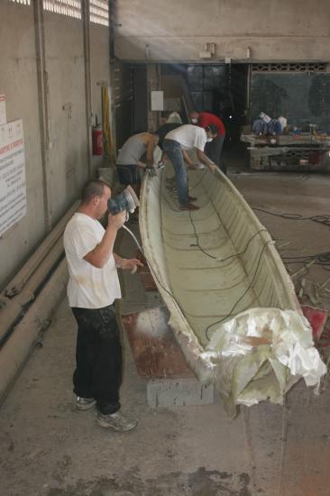 Chantier de la pirogue