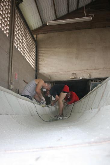 Chantier de la pirogue