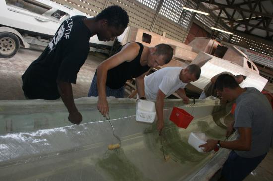 Chantier de la pirogue