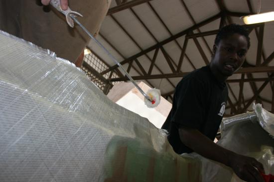 Chantier de la pirogue