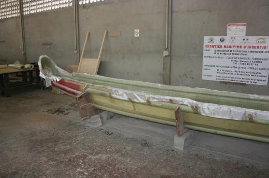 Chantier de la pirogue