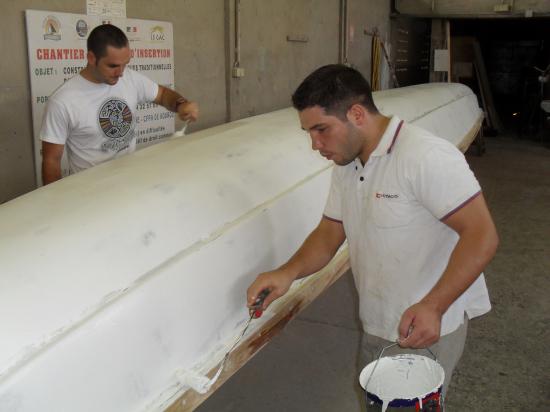 Chantier de la pirogue