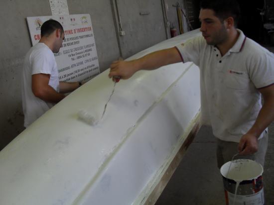Chantier de la pirogue