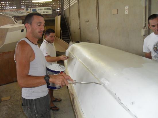 Chantier de la pirogue
