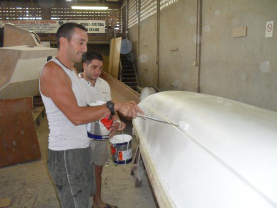 Chantier de la pirogue