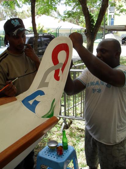 Chantier de la pirogue