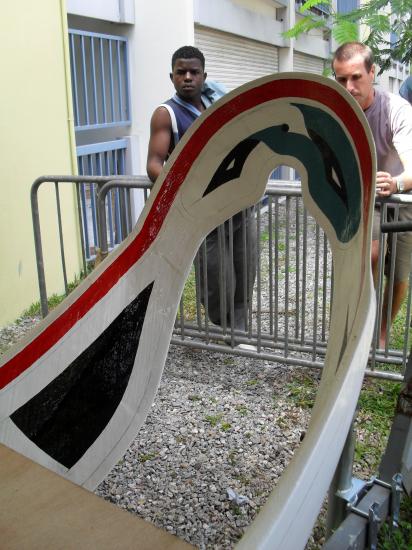 Chantier de la pirogue