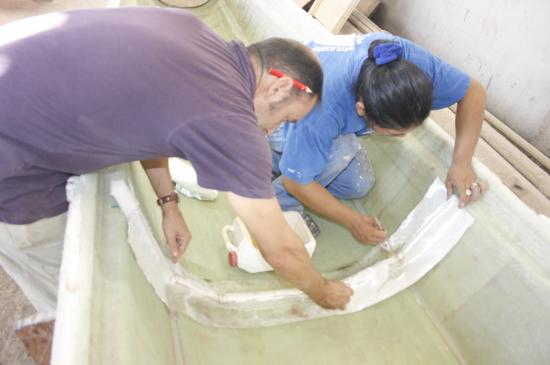 Chantier de la pirogue