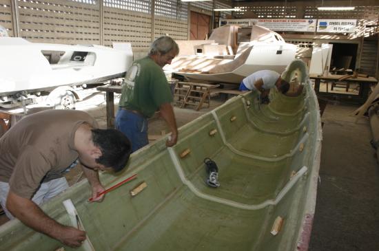 Chantier de la pirogue