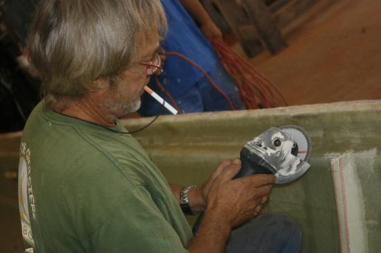 Chantier de la pirogue