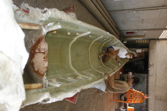 Chantier de la pirogue