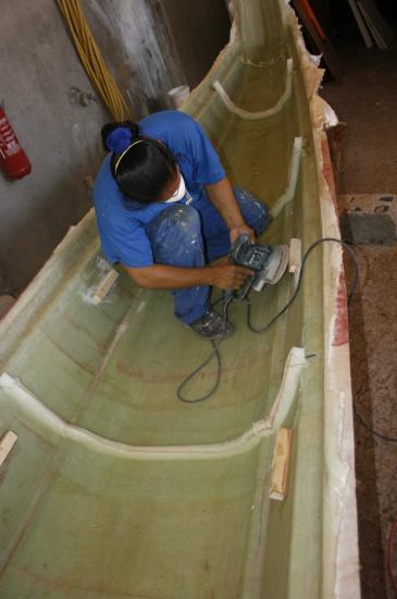 Chantier de la pirogue