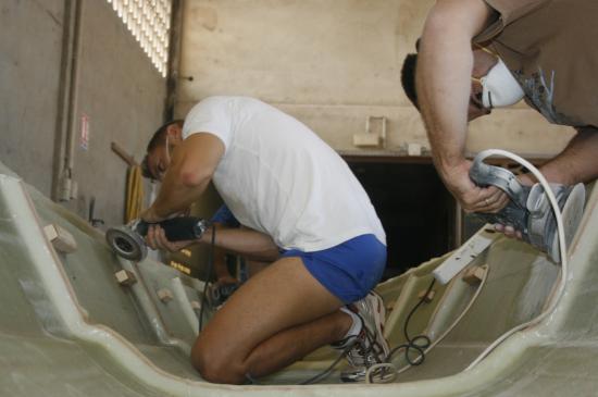 Chantier de la pirogue