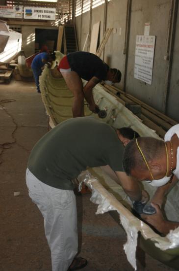 Chantier de la pirogue
