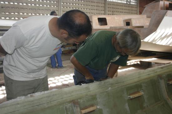 Chantier de la pirogue