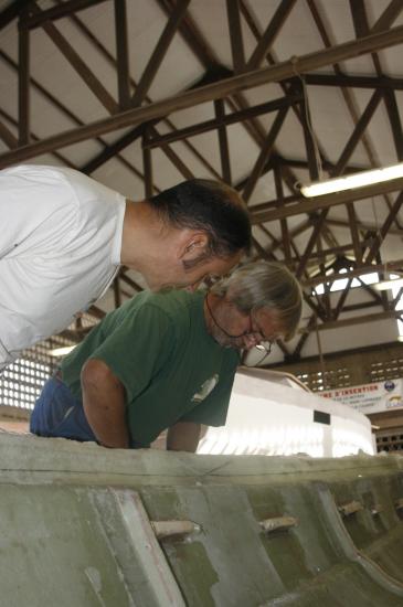 Chantier de la pirogue
