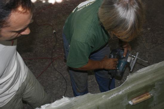 Chantier de la pirogue