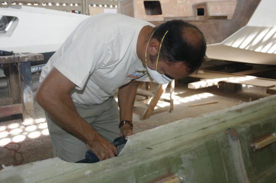 Chantier de la pirogue
