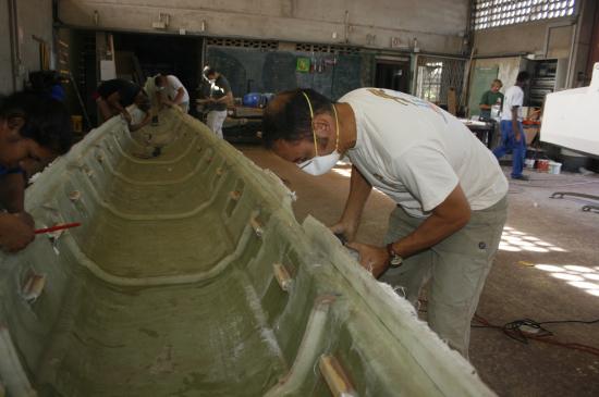 Chantier de la pirogue