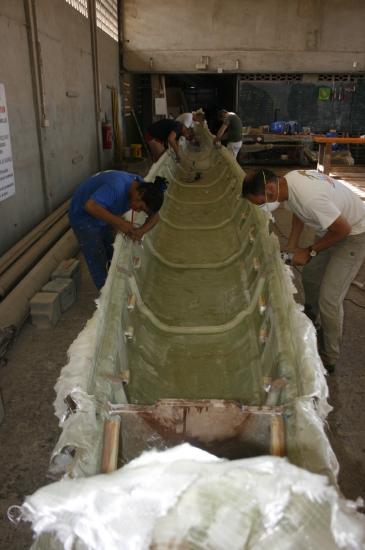 Chantier de la pirogue