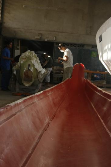 Chantier de la pirogue