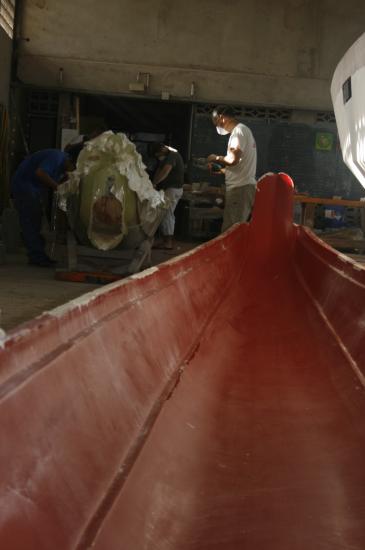 Chantier de la pirogue