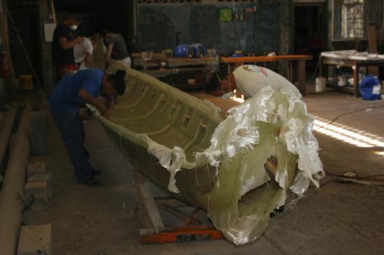 Chantier de la pirogue