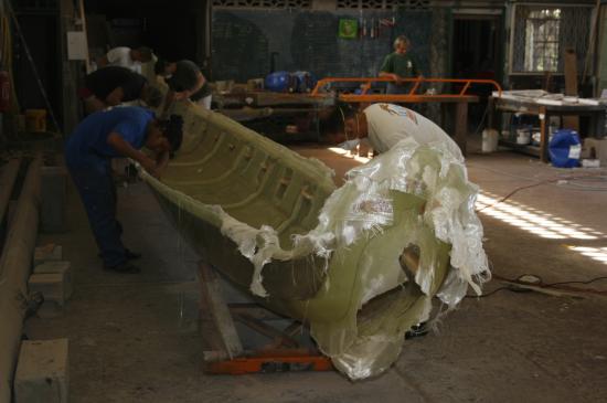 Chantier de la pirogue