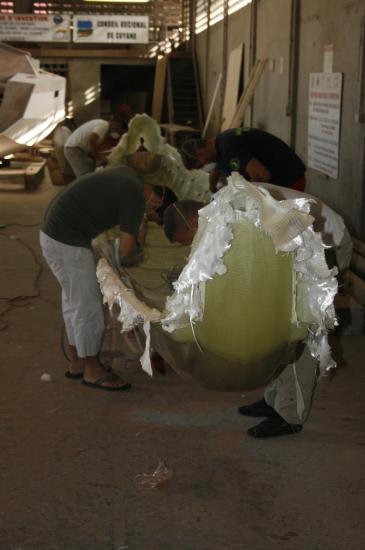 Chantier de la pirogue